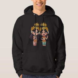 Niedlich Chibi Style Cambodian Khmer Apsara Beste Hoodie