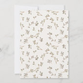 Niedlich Chic Boy Baby Kinderzimmer Essential Baby Einladung (Rückseite)