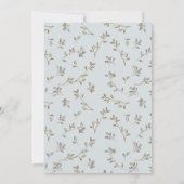 Niedlich Chic Boy Baby Kinderzimmer Essential Baby Einladung (Rückseite)