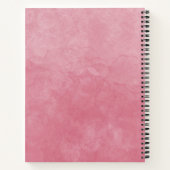 Niedlich Chic Girl Modernes Wasserfarbenwaschbecke Notizblock (Rückseite)