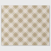 Niedlich Chic Herbst Herbst Tartan Kariert Geschenkpapier (Flach)