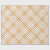 Niedlich Chic Herbst Herbst Tartan Kariert Geschenkpapier (Flach)
