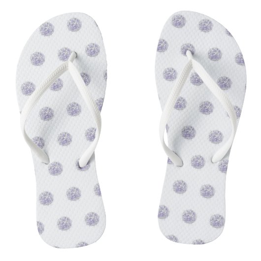 Niedlich Chic Muster Blume Lavendel Farbe Badesandalen (Fußbett)