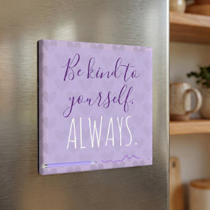 Niedlich Chic Pastel Lavender Motivierend Magnet