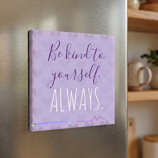 Niedlich Chic Pastel Lavender Motivierend Magnet