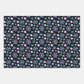 Niedlich Chic Snowflake Wasserfarben Weihnachten Geschenkpapier Set (Vorderseite 3)