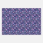 Niedlich Chic Snowflake Wasserfarben Weihnachten Geschenkpapier Set (Vorderseite)