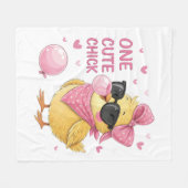 Niedlich Chick Baby Blanket Fleecedecke (Vorderseite (Horizontal))