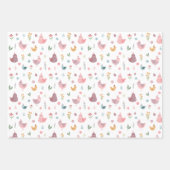 Niedlich Chick Birthday Geschenkpapier Set (Vorderseite 3)