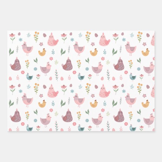 Niedlich Chick Birthday Geschenkpapier Set (Vorderseite 2)