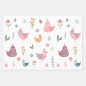 Niedlich Chick Birthday Geschenkpapier Set (Vorderseite)