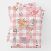 Niedlich Chick Birthday Geschenkpapier Set (Beispiel)