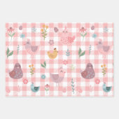 Niedlich Chick Birthday Geschenkpapier Set (Vorderseite)
