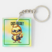 Niedlich Chick Magnet Ostern-54546 Schlüsselanhänger (Rückseite)