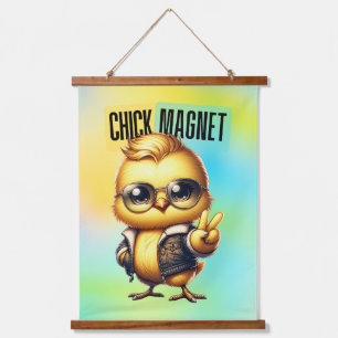 Niedlich Chick Magnet Ostern-54546 Wandteppich Mit Holzrahmen
