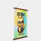 Niedlich Chick Magnet Ostern-54546 Wandteppich Mit Holzrahmen (Gewinkelt)