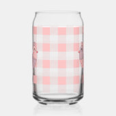 Niedlich Chick Peach Gingham Dosenglas (Rechts)