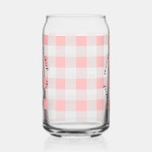 Niedlich Chick Peach Gingham Dosenglas (Links)