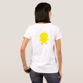 Niedlich Chick Smile T - Shirt (Schwarz voll)