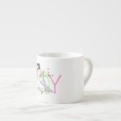 Niedlich Chickadee "Joy" Espressotasse (Vorderseite Rechts)