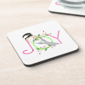 Niedlich Chickadee "Joy" Getränkeuntersetzer (Linke Seite)