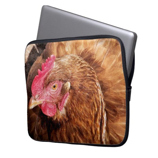 NIEDLICH CHICKEN LAPTOPSCHUTZHÜLLE (Vorderseite Links)
