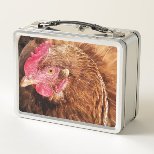 NIEDLICH CHICKEN METALL BROTDOSE (Rückseite)