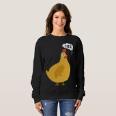Niedlich Chicken Moo Sweatshirt (Vorne ganz)
