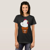 Niedlich Chicken Pot Pie Funny Math Pun Pi Symbol T-Shirt (Vorne ganz)
