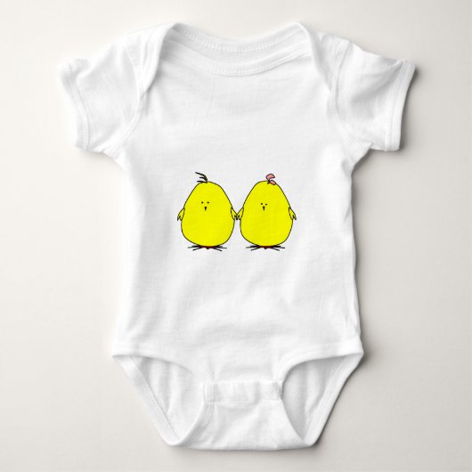 Niedlich Chicks Baby One-Piece Baby Strampler (Vorderseite)