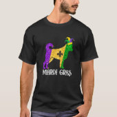 Niedlich Chihuahua Dog Lover Mardi Gras Party Jest T-Shirt (Vorderseite)