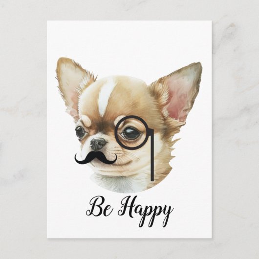 Niedlich Chihuahua Dog Lover Postkarte (Vorderseite)