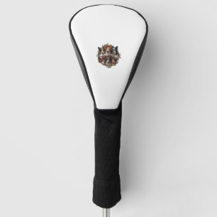 Niedlich Chihuahua in Weihnachtsmannmütze Weihnach Golf Headcover