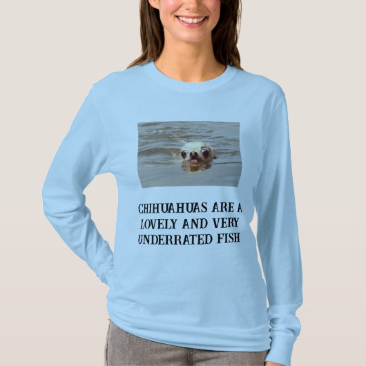 Niedlich Chihuahua Longsleeve T - Shirt (Vorderseite)