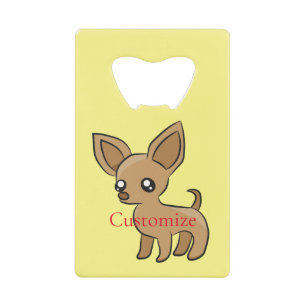 Niedlich Chihuahua Mama Art Thunder_Cove Geldbeutel Flaschenöffner