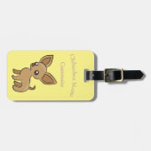 Niedlich Chihuahua Mama Art Thunder_Cove Gepäckanhänger (Vorderseite horizontal)