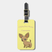 Niedlich Chihuahua Mama Art Thunder_Cove Gepäckanhänger (Vorderseite vertikal)