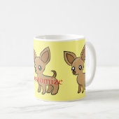 Niedlich Chihuahua Mama Art Thunder_Cove Kaffeetasse (VorderseiteRechts)