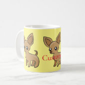 Niedlich Chihuahua Mama Art Thunder_Cove Kaffeetasse (Vorderseite Links)
