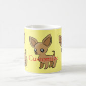 Niedlich Chihuahua Mama Art Thunder_Cove Kaffeetasse (Mittel)