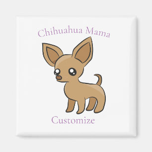 Niedlich Chihuahua Mama Art Thunder_Cove Magnet