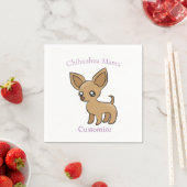 Niedlich Chihuahua Mama Art Thunder_Cove Serviette (Beispiel)