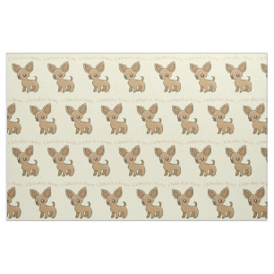 Niedlich Chihuahua Mama Art Thunder_Cove Stoff