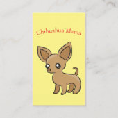 Niedlich Chihuahua Mama Art Thunder_Cove Visitenkarte (Vorderseite)