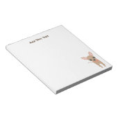 Niedlich Chihuahua Notizblock (angewinkelt)