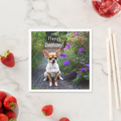 Niedlich Chihuahua Paper Napkins Serviette (Beispiel)