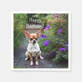 Niedlich Chihuahua Paper Napkins Serviette (Vorderseite)