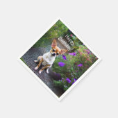 Niedlich Chihuahua Paper Napkins Serviette (Ecke)