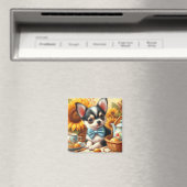 Niedlich Chihuahua Puppy Magnet (In Situ (Geschirrspüler))