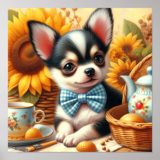 Niedlich Chihuahua Puppy Poster (Vorne)